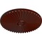Ekena Millwork Shakuras Ceiling Medallion (For Canopies up to 5 1/2"), 29 1/2"OD x 2"P, Brushed Mahogany CM30SHBMF - alternate 2